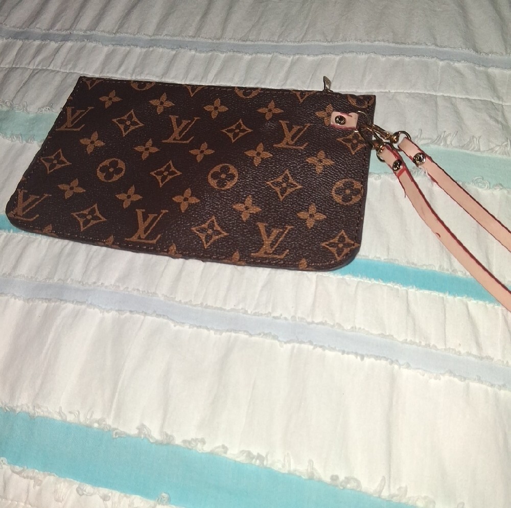 Brown Monogram Wristlet with Strap. Firm Price, No Bundle Discount - Picture 14 of 14